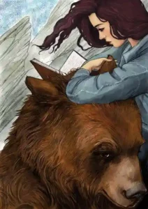 Lady and a Bear